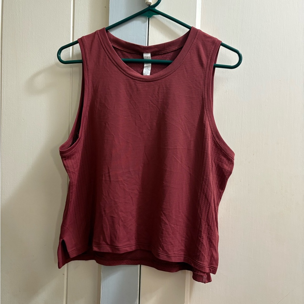 lululemon athletica Burgundy Tank Top